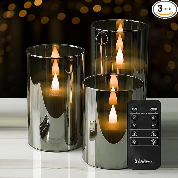 Flameless Glass LED Candles